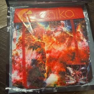 Ethika Blue and White Mid Fit Boxer Briefs